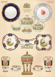 Spode Kína: WTCopeland & Sons, Stoke-on-Trent, 18. század, 1913