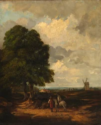 Tavaszi szántás East Bergholt közelében, 19. század.
