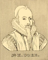 Sr. E. Coke, 1552-1634, 1830.