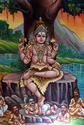 Sri Vadampathira Kaliyamman hindu templom. Shiva. Szingapúr