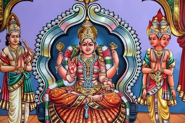 Sri Vadapathira Kaliamman hindu templom. Legfelsőbb anyaistennő. Szingapúr