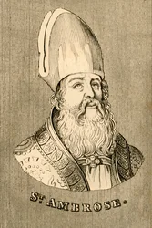 St. Ambrose, c340-397, 1830.