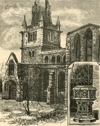 St. Marys állomás. A betűtípus, 1898.
