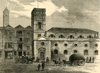 Szent Olaves templom, 1820-ban, c1878.