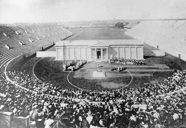 Stadion, Harvard Egyetem, Cambridge, Massachusetts, USA, XX. század eleje