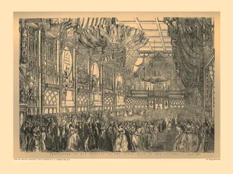 Állami bál a Guildhallban, 1851, 1886