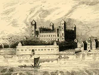 Suffolk Ház. Hollar után, 1881.