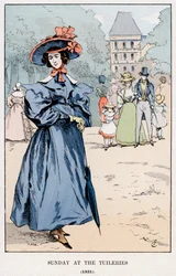 Vasárnap a Tuileriákban, 1831, 1898