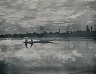Naplemente a Dal-tónál, Kasmír, 1936.