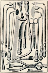 Sebészeti műszerek, 1639, 1903
