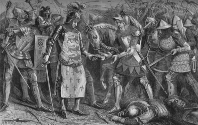 A francia király megadása Poitiers-ben, 1356. szeptember, 1880
