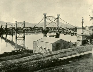 Függőhíd, a Fitzroy felett, 1901.