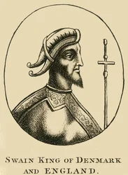 Swain Dánia és Anglia királya, 18. század.