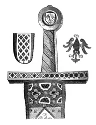 Nagy Károly kardja, 8. század, 1870