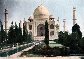 Taj Mahal, Agra, Uttar Pradesh, India, 1890
