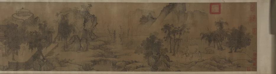 Tao Yuanmings hazatérés, 1300-as évek.