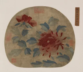 Gobelin: bazsarózsa, Esetleg Ming-dinasztia, 1368-1644.