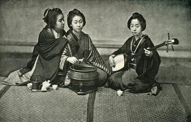 "Tea és zene", 1891.