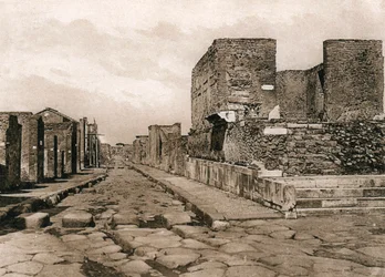 Fortuna temploma, Pompeii, Olaszország, 1900-as évek