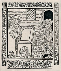 Bérlő bérleti díjat fizet, 1523, 1903
