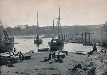 Tenby – A kikötőben, 1895