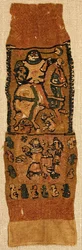 Textiltöredék, bizánci, 6-8. század.