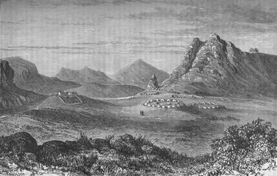Thaba Bosigo, a Basutos erőssége, 1880