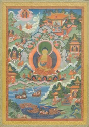 Thanksa Buddhával, 19. század.