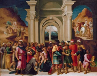 A mágusok imádása, c1530