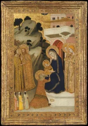 A mágusok imádása, kb. 1340-43.