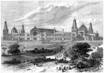Az Alexandra-palota, Muswell Hill, London, 1875