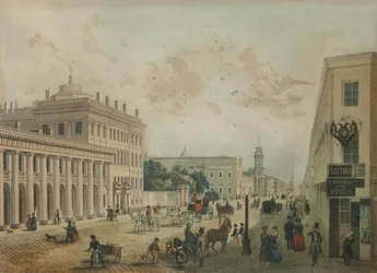 Az Anicskov-palota Szentpéterváron, az 1840-es évek vége.
