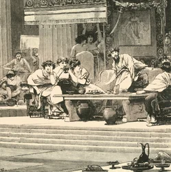 Damoklész lakoma, 1890.