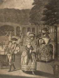 Bagnigge Wells szépségei, London, 18. század vége