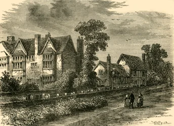 A Fekete-fehér Ház, 1800, c1876.