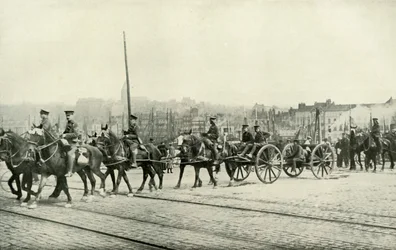 A brit expedíciós haderő Boulogne-ban, 1919.