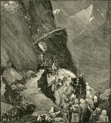 A karthágóiak átkelnek az Alpokon, 1890.