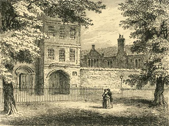 A Charterhouse, a térről, 1872.