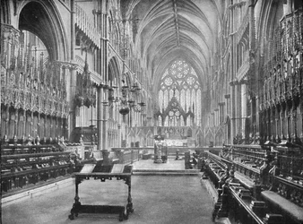Kórus, Lincoln Cathedral, 1902