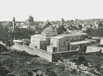 A Szent Anna-templom, Jeruzsálem, Palesztina, 1895.