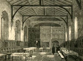 A főiskola aula, 1881.