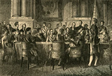 A bécsi kongresszus, Ausztria, 1814-1815 c1890.