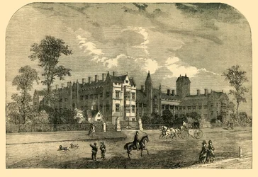 The Consumption Hospital, Brompton, 1876.