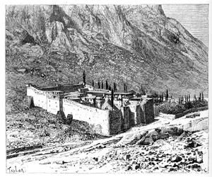 Szent Katalin kolostor, Sínai-hegy, Egyiptom, 1895
