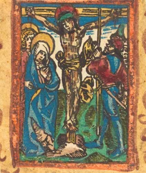 A keresztre feszítés, c. 14901500.