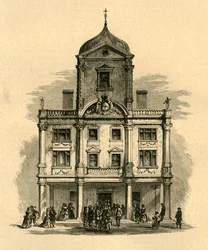 The Dorset Gardens Theatre, Whitefriars, 1897.