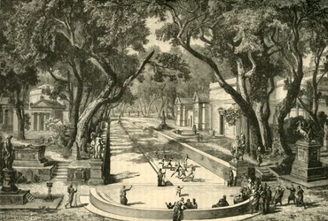 A Dromos Spártában, felújítva, 1890.