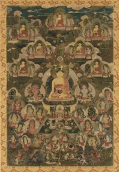 A nyolc gyógybuddha, 18. század.