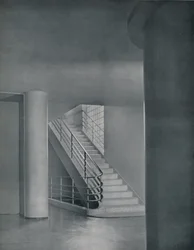 Az előcsarnok és lépcsőház, 1942