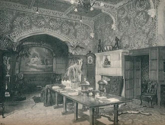 A Stanmore Hall bejárata, 1891